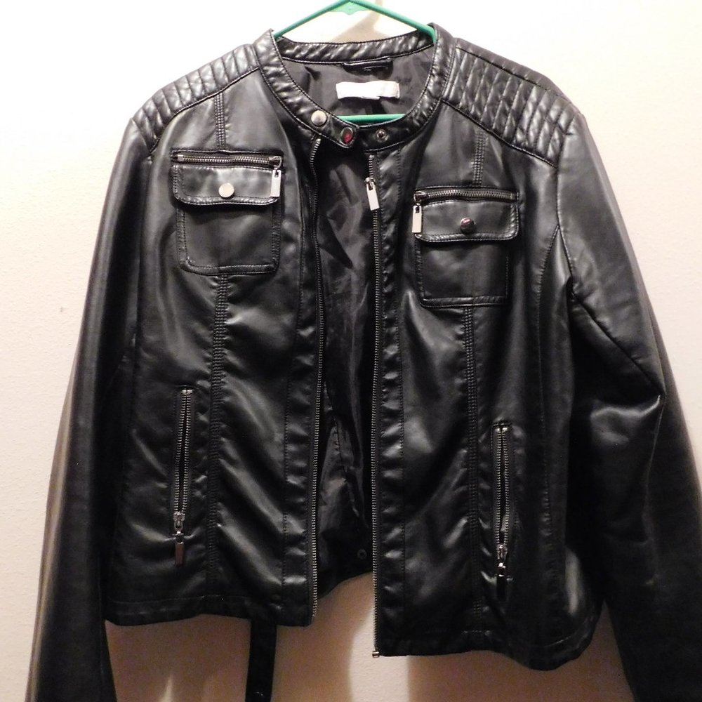 Faux Leather NY&C Jacket